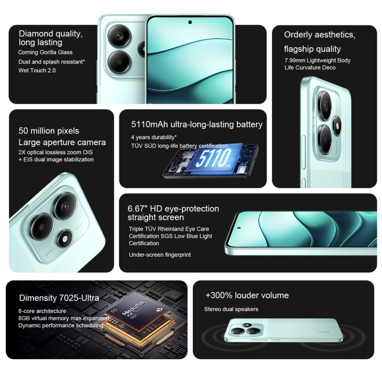 Xiaomi Redmi Note 14 5G, 6GB+128GB, 6.67 inch Xiaomi HyperOS Mediatek Dimensity 7025-Ultra Octa Core, Network: 5G, 6GB+128GB Xiaomi Redmi Note 14 5G, 6GB+128GB, 6.67 inch Xiaomi HyperOS Mediatek Dimensity 7025-Ultra Octa Core, Network: 5G, 6GB+128GB